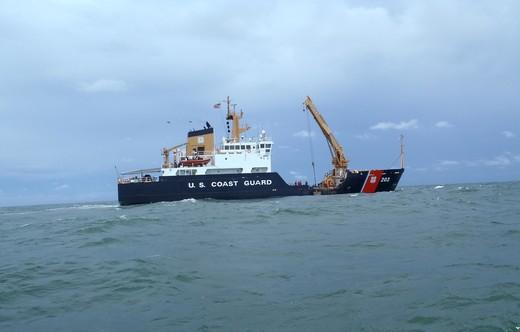 Georgia DNR, Coast Guard Enhance Artificial Reef BSF Off Little Tybee Island